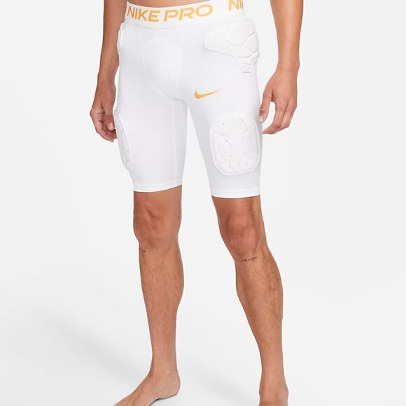 Nike Pro Hyperstrong Padded Football Shorts XL White Gold Dri-Fit Protective New - Picture 14 of 16